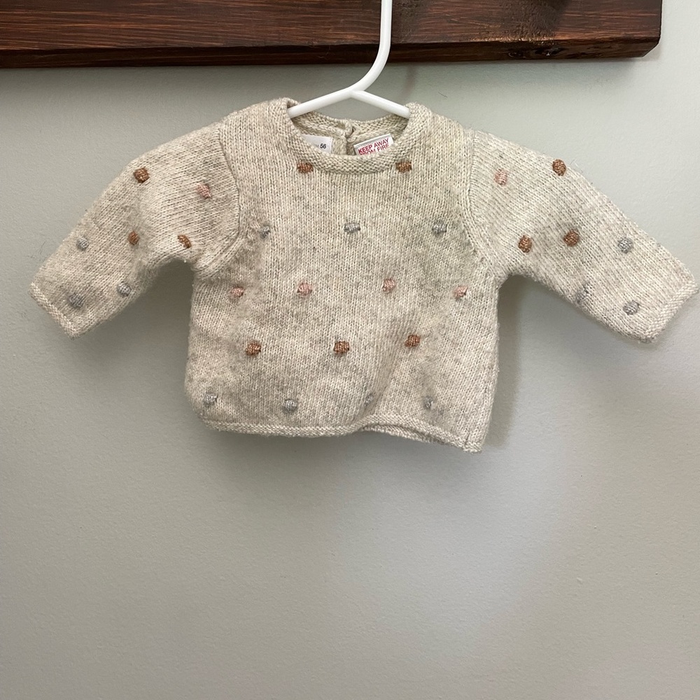 ZARA Newborn Knit Sweater // Size 0-1 Months
